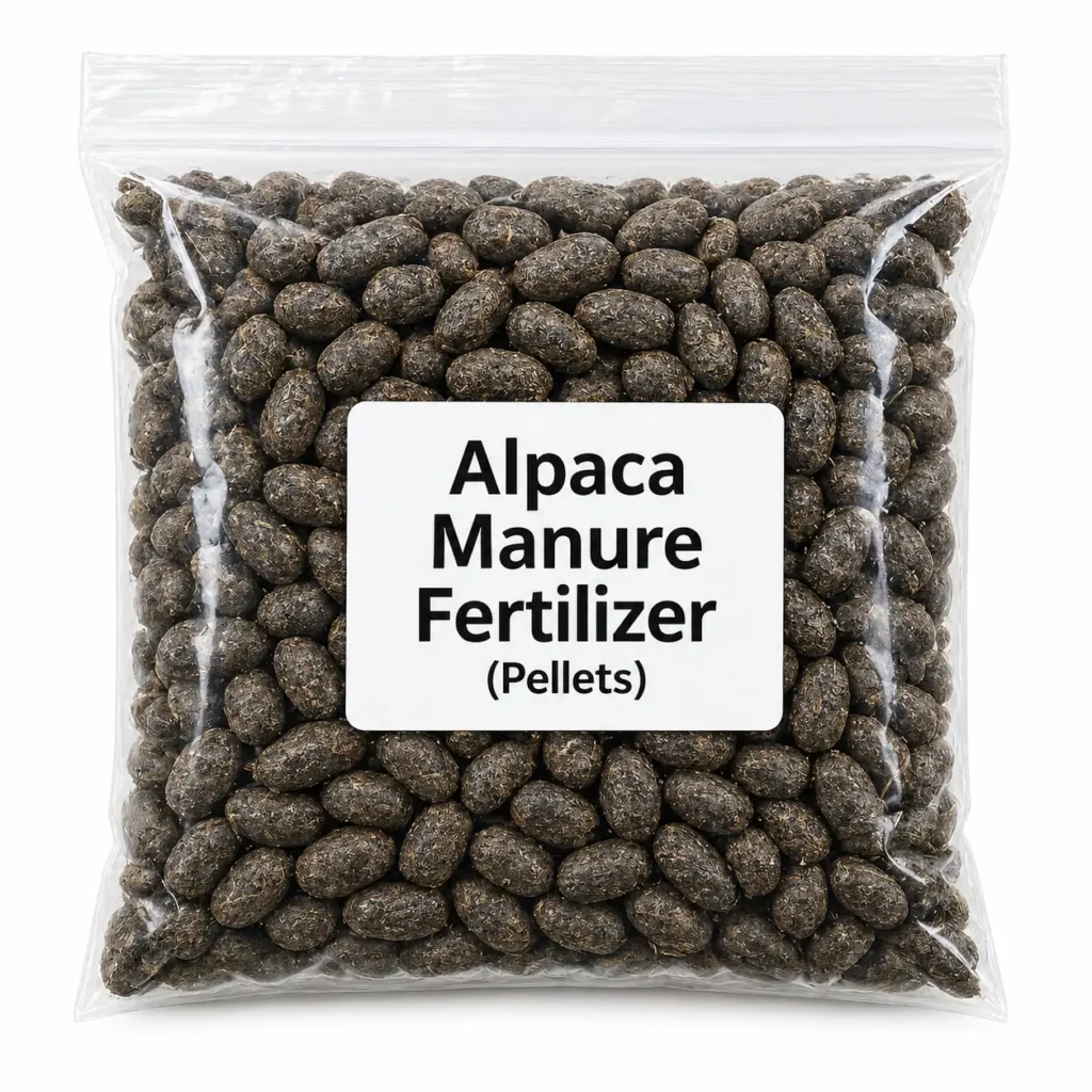 alpaca manure fertilizer (pellets)