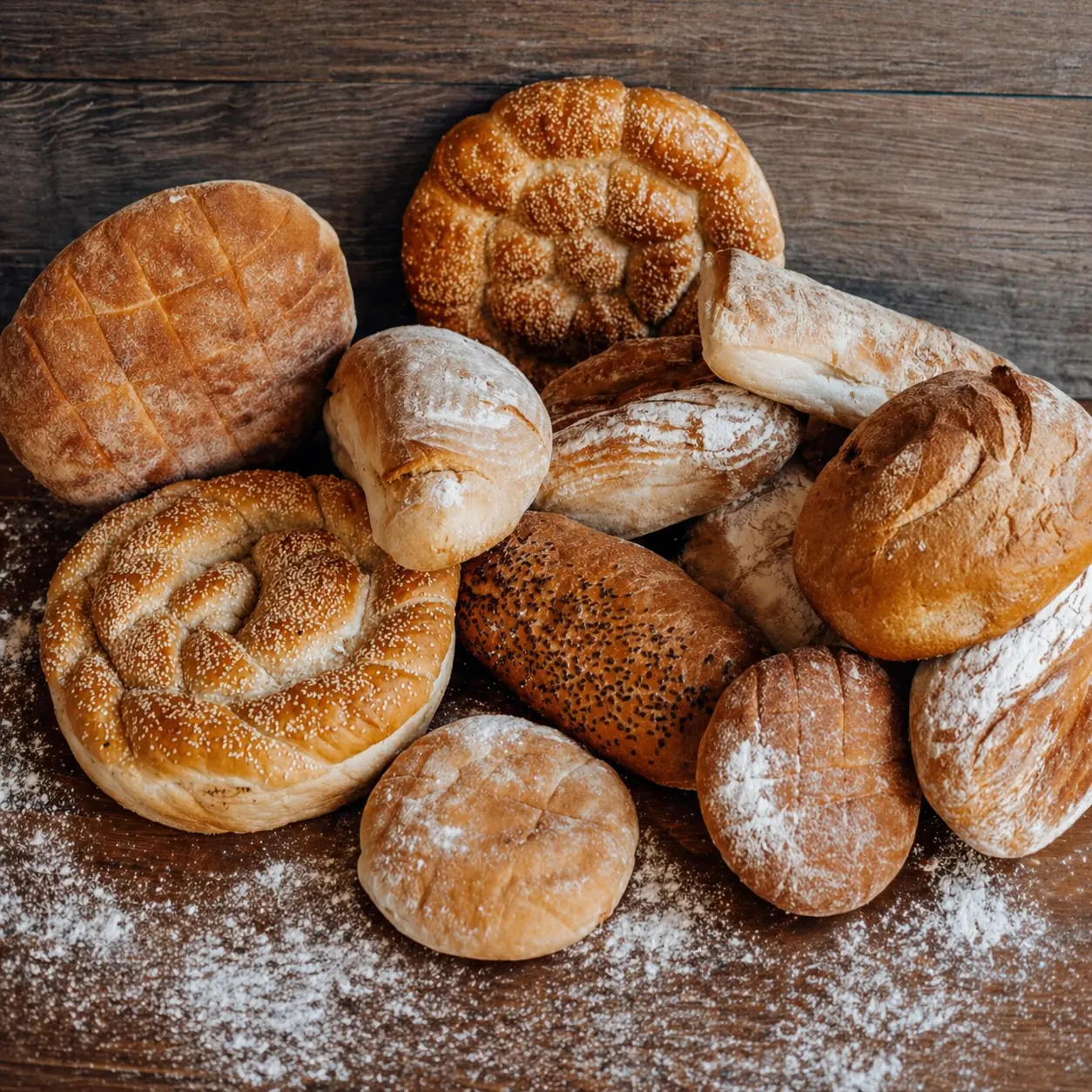 Fresh baked sourdough bread from Inner Peace and Happiness Ranch Texas