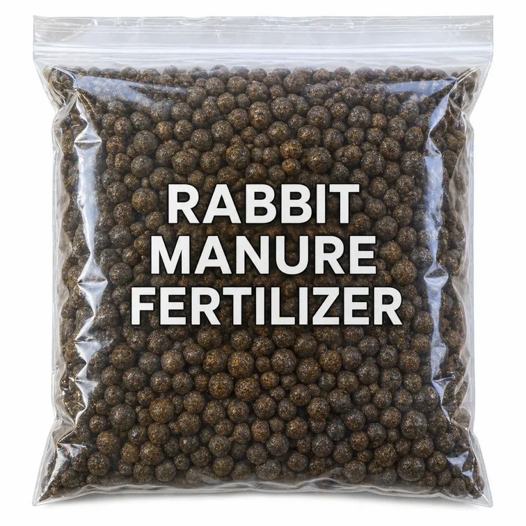 rabbit manure fertilizer (pellets)