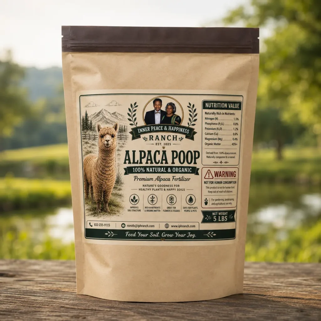 alpaca manure iph ranch