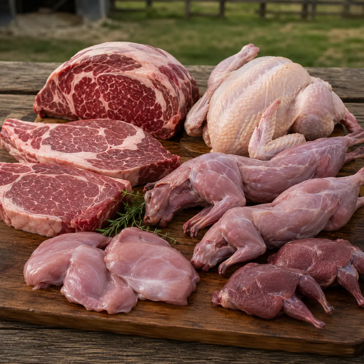 Naturally raised dressed meat from Inner Peace and Happiness Ranch