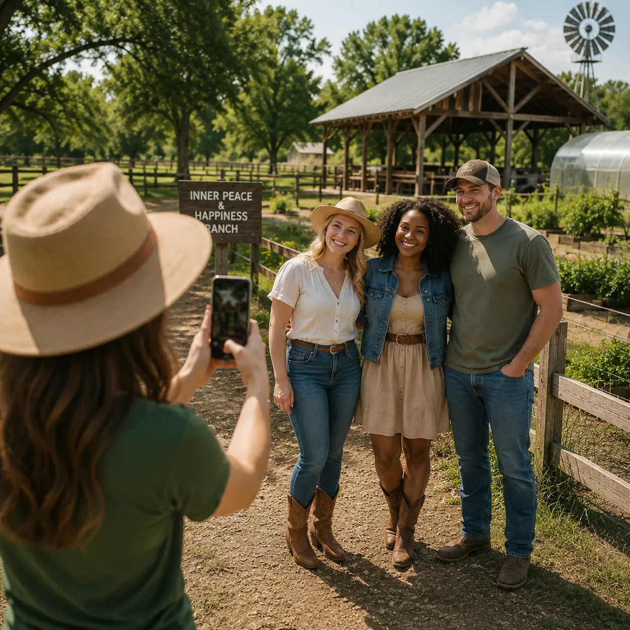 Photo Ops at Inner Peace and Happiness Ranch