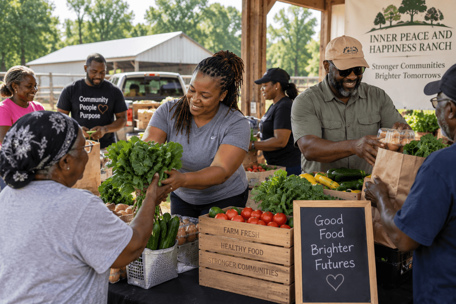 Community outreach at 2 Fish & 5 Loaves Fish Farm