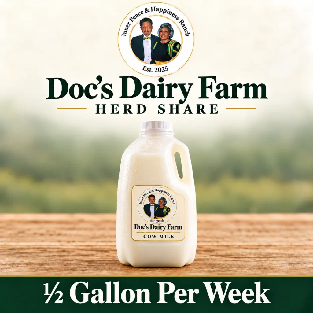 half gallon weekly herd share jug